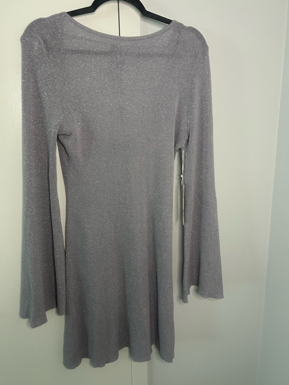 Forever 21 Mermaid Collection Shimmery Lilac Long-Sleeve woman dress NWT size 0X